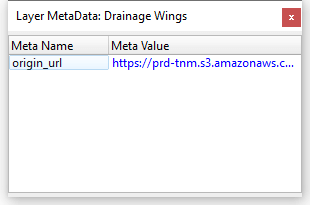 layer metadata
