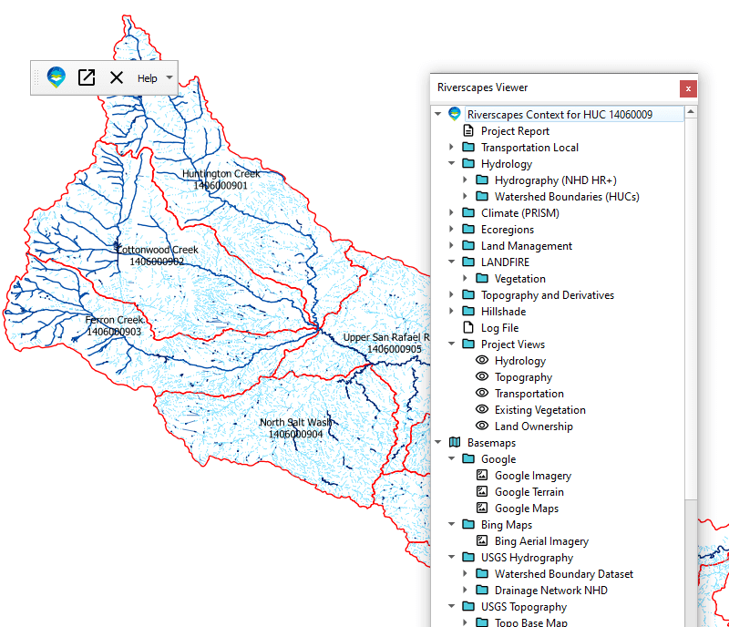 Riverscapes Viewer